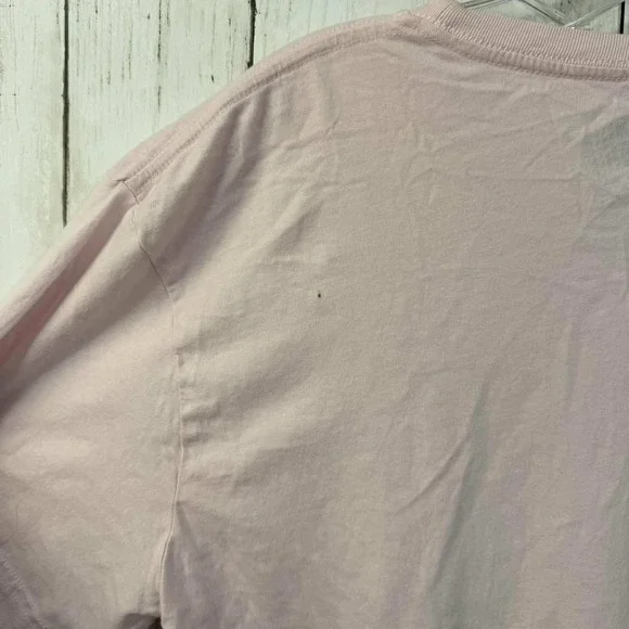 Women's Vapor95 Graphic T Shirt Manga Girl Anime Pink Tee Size Large - Picture 4 of 5